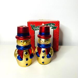 The Cooks Bazaar Holiday Collection Candle Holders Goldtone Christmas Decoration